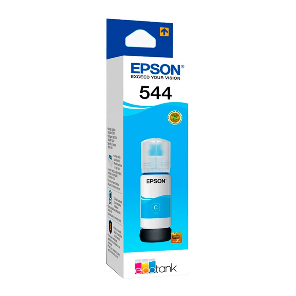 Botella de tinta Epson T544 Cian (T544220-AL)