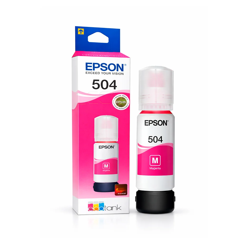 Botella de tinta Epson T504 Magenta (T504320-AL)