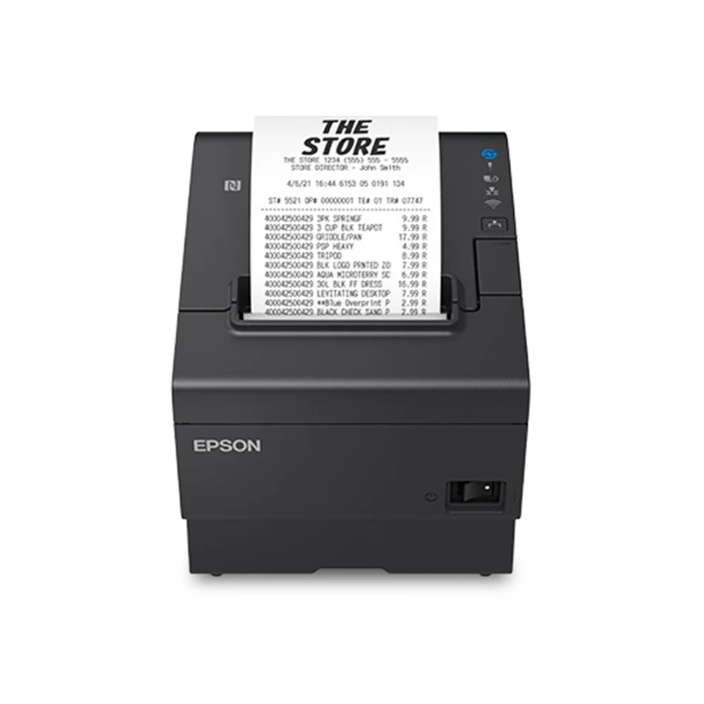 Impresora termica de recibos Epson TM-T88VII USB Ethernet Serial - C31CJ57012
