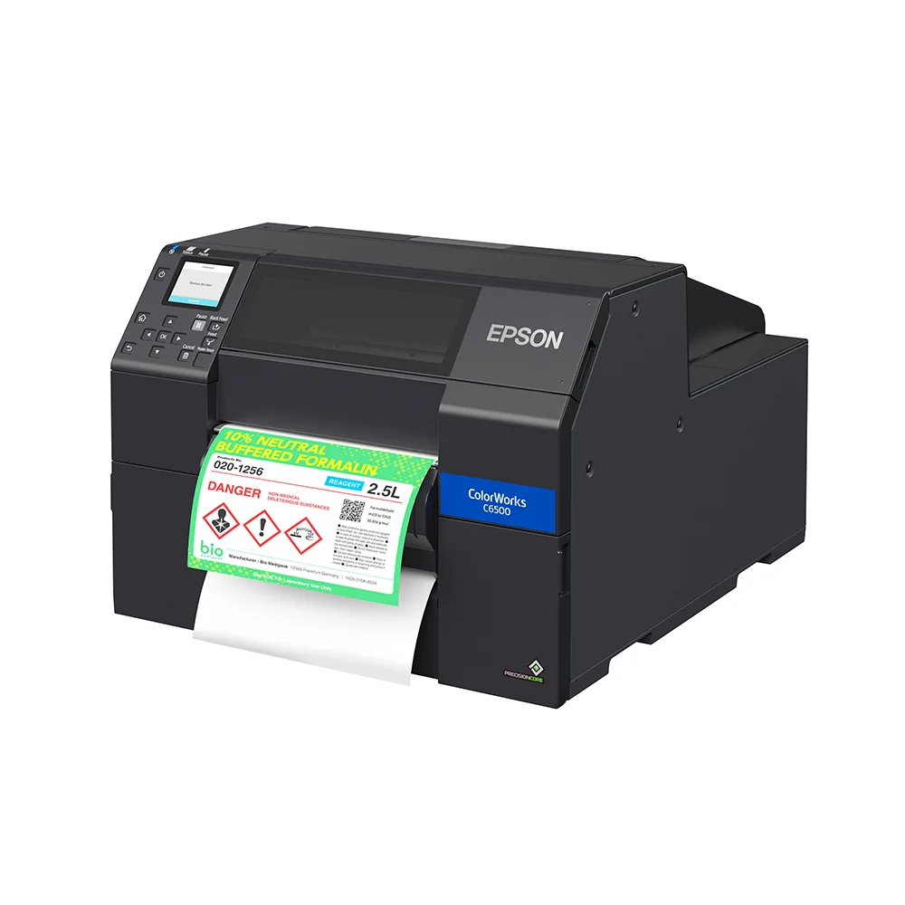 Impresora de etiquetas Epson ColorWorks CW-C6500A con cortador - C31CH77101
