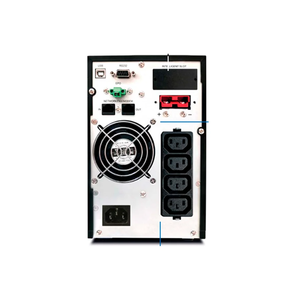 UPS Online CDP UPO11i – AX 1000VA / 1000W FP1 | 4 Salidas IEC Display LCD Autonomía 6-15min