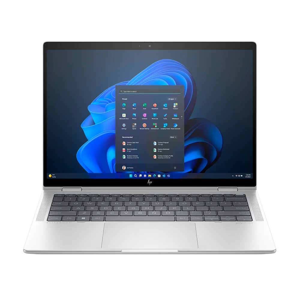 Laptop HP Elite x360 1040 G11 2 en 1 – WUXGA 14" Táctil, Intel Core Ultra 7 155H, 16GB LPDDR5x, 1TB SSD, AI PC, Win 11 Pro – A9BS2LT