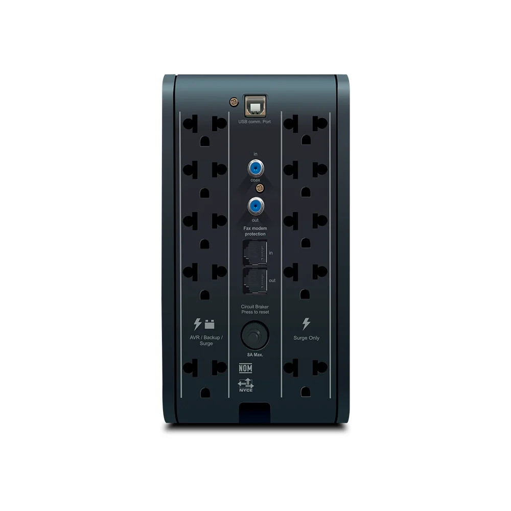 UPS Interactivo CDP R-Smart 751i – 750VA / 375W Mini Torre | LCD 10 Salidas + USB Compacto