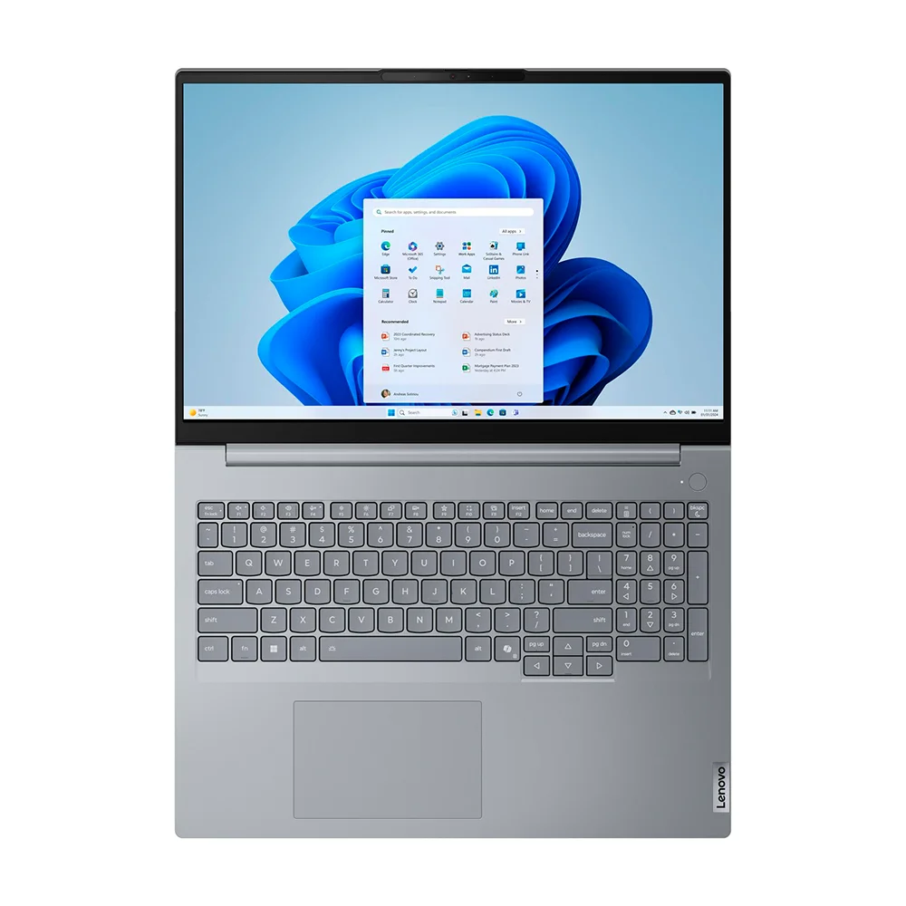 Laptop Lenovo ThinkBook 16 G8 IAL 16" WUXGA, Intel Core Ultra 7 255H, 16GB DDR5, 512GB SSD, Win 11 Pro - 21SK00CELM