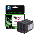 Pack de 3 Cartuchos de Tinta HP DesignJet 712 | Magenta | 3×29 ml