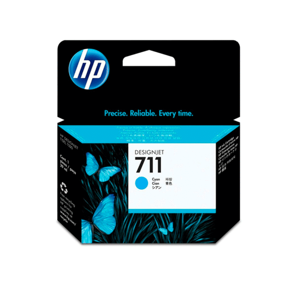 Cartucho de Tinta HP DesignJet 711 | Cian | 29 ml