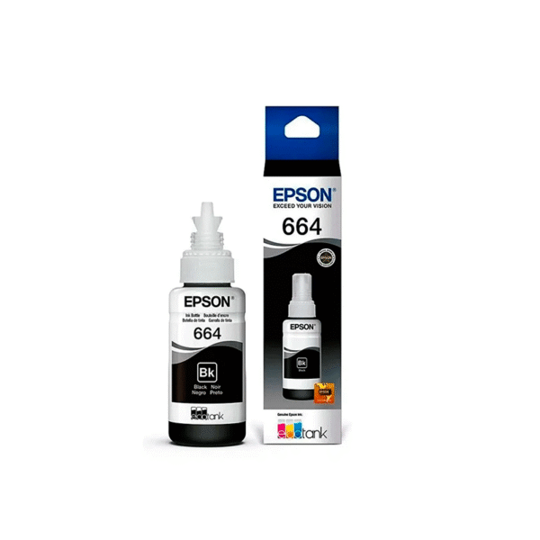 Tinta EPSON T664 - Negro | T664120-AL