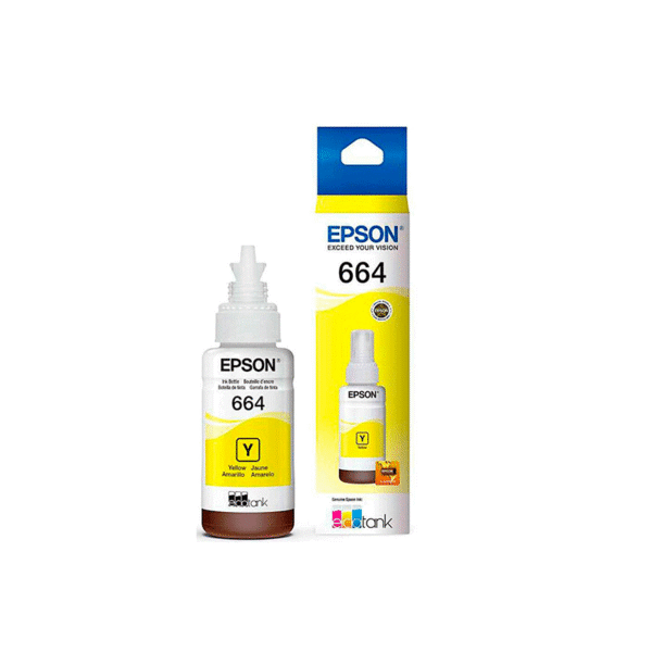 Tinta EPSON T664 - Amarillo | T664420-AL