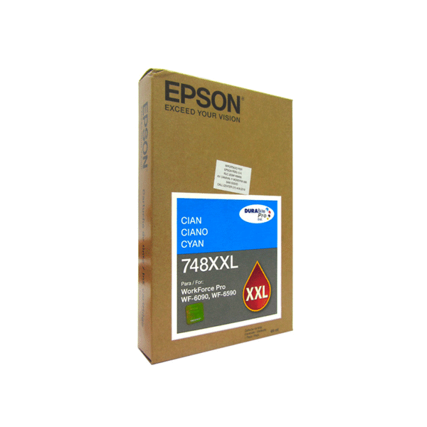 Cartucho de Tinta Epson T748XXL - Cian | T748XXL220-AL