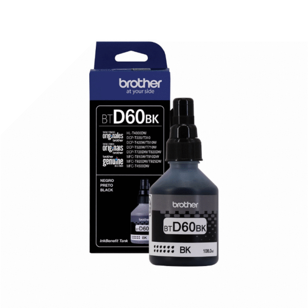 Botella de Tinta Brother BTD60BK | Negro
