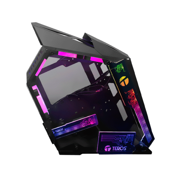 Case Gamer TEROS TE-1314G Mid Tower | Ventilador ARGB, USB 3.0
