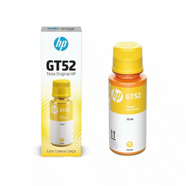 Botella de Tinta HP GT52 Amarillo Original | 8000 páginas | 70ml | SmartTank e InkTank Series