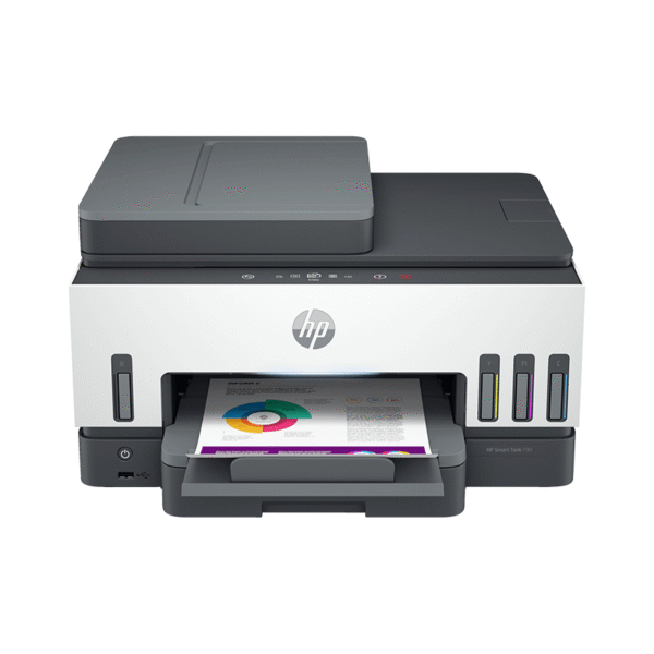 Impresora HP Smart Tank 790 Multifuncional | WiFi | ADF | Fax | Sistema Continuo | Smart App